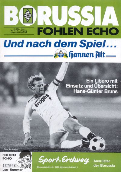 Bayer 04 Leverkusen 16.03.1996 Bayer Bl 95/96 Eintracht Frankfurt Manfred Binz 
