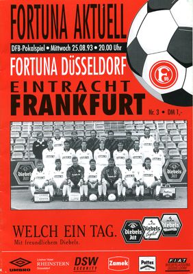 BL 93/94  Karlsruher SC Eintracht Frankfurt 