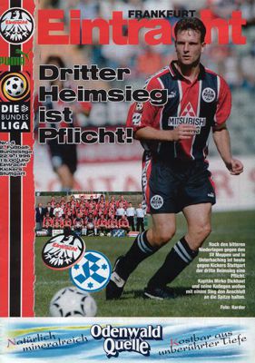 Programm 2 RW Essen Bundesliga 1996/97 SG Eintracht Frankfurt