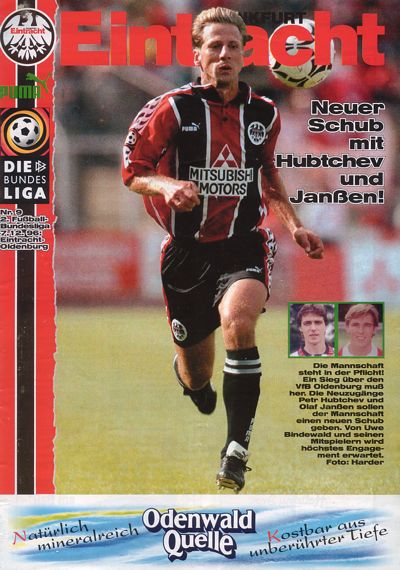 Programm 1996/97 SG Eintracht Frankfurt SV Meppen 