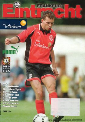 FC Nürnberg Eintracht Frankfurt Programm 1998/99 1 