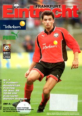 Programm 1998/99 1 Eintracht Frankfurt FC Nürnberg 